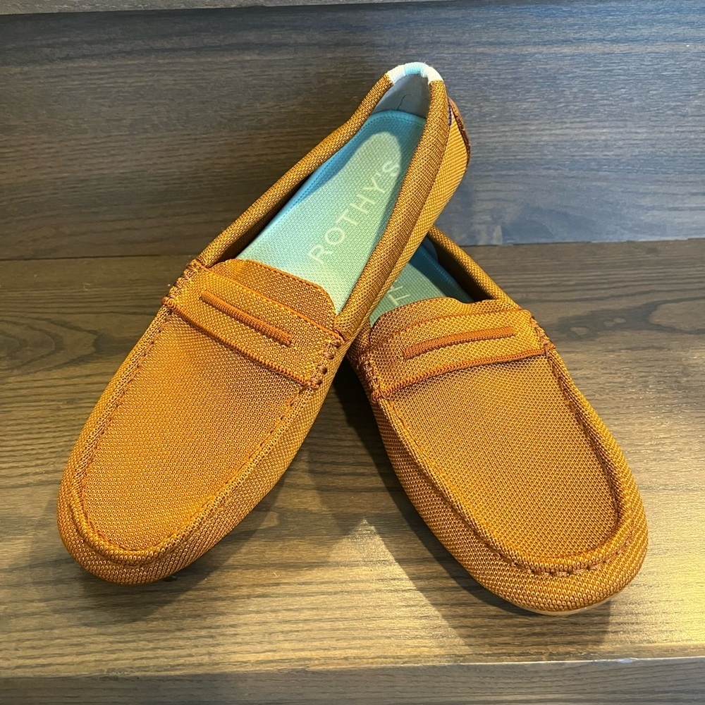 Rothy's The Driver in Mustard Size 10